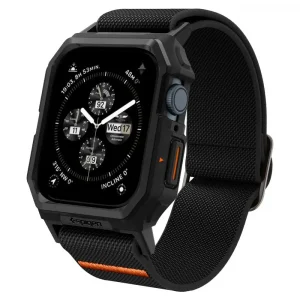 Spigen Lite Fit Pro Matte Black-Apple Watch Series 44/45mm (ACS07103)