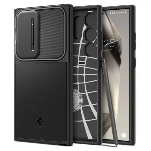 Θήκη Spigen Optik Armor Black-Samsung Galaxy S24 Ultra (ACS07313)