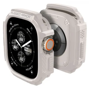 Θήκη Spigen Rugged Armor Dune Beige-Apple Watch Ultra 1/2 49mm (ACS07381)