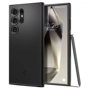 Θήκη Spigen Thin Fit Black-Samsung Galaxy S24 Ultra (ACS07281)