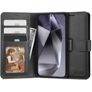 Θήκη Tech-Protect Wallet Black-Samsung Galaxy S24 Ultra