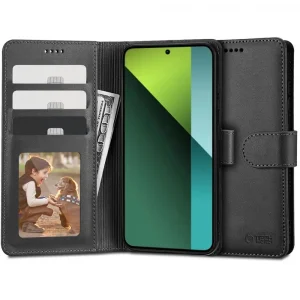 Θήκη Tech-Protect Wallet Black-Xiaomi Redmi Note 13 Pro 5G/Poco X6 5G