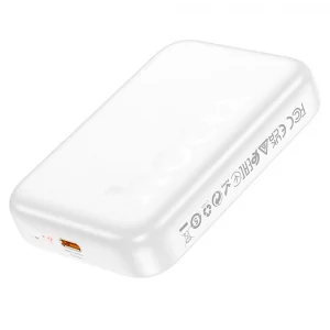 Hoco J117A Power Bank 10.000mAh Wireless Fast Charger PD20W+QC3.0 White
