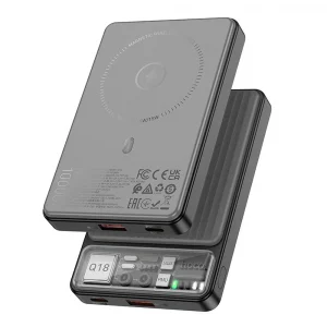 Hoco Q18 Power Bank 10.000mAh Wireless Fast Charger PD22.5W+QC3.0 Black