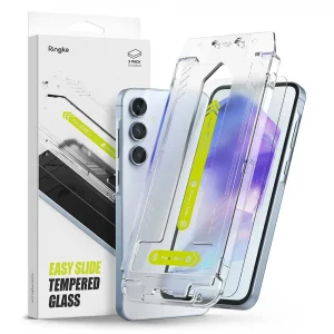 Ringke Easy Slide Tempered Glass Clear-Samsung Galaxy A55 5G (2-Pack)