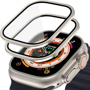 Hofi Glass Ring 2-PACK Titanium-Apple Watch Ultra 1/2 49mm