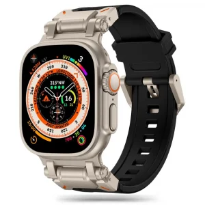 Tech-Protect Delta Pro Band Black/Titanium-Apple Watch Series 42/44/45/49mm