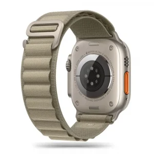 Tech-Protect Nylon Pro Band Titanium/Olive-Apple Watch Series 42/44/45/49mm