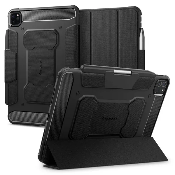 Θήκη Spigen Rugged Armor Pro Black-Apple iPad Pro 11 5th Gen. (ACS07017)