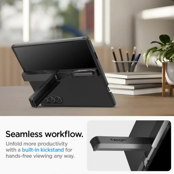 Θήκη Spigen Tough Armor Pro Pen Black-Samsung Galaxy Z Fold 6 (ACS07826) - Image 5