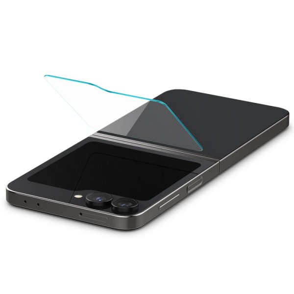 Spigen EZ Fit GLAS.tR Slim 2PCS Clear-Samsung Galaxy Z Flip 6 (AGL07972) - Image 6