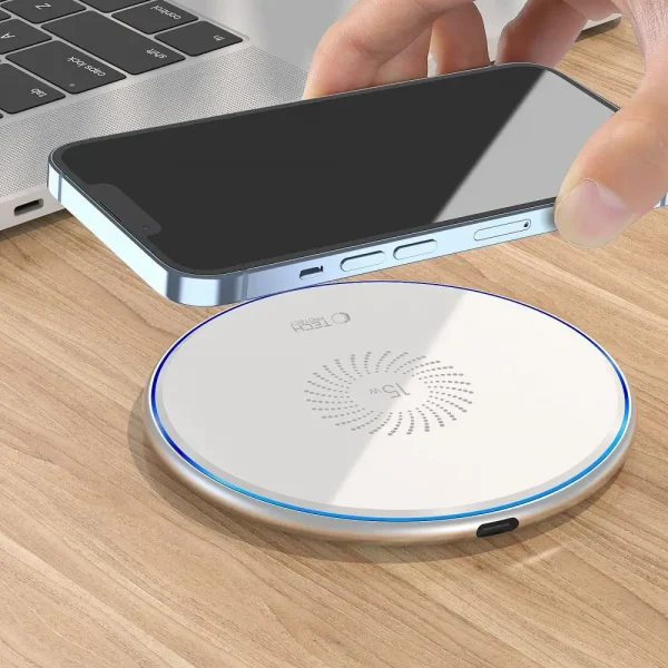 Tech-Protect QI15W-C1 Wireless Charger 15W White - Image 2