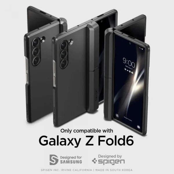Θήκη Spigen Tough Armor Pro Pen Black-Samsung Galaxy Z Fold 6 (ACS07826) - Image 7