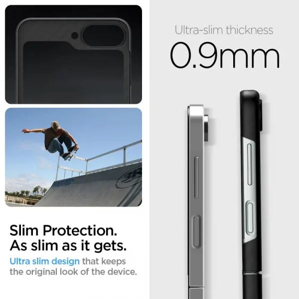 Θήκη Spigen AirSkin Aramid Black-Samsung Galaxy Z Flip 6 (ACS07843) - Image 5