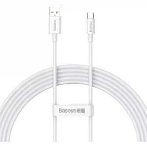 Baseus Cable 100W White 2m P10320102214-03 (USB-A to Type-C)
