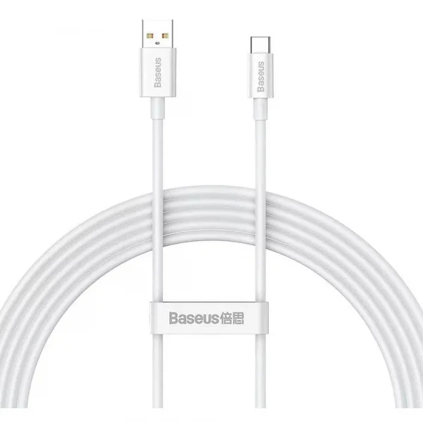 Baseus Cable 100W White 2m P10320102214-03 (USB-A to Type-C)