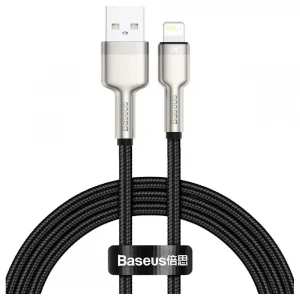 Baseus Cafule Metal Cable 2.4A Black 1m (USB-A to Lightning)