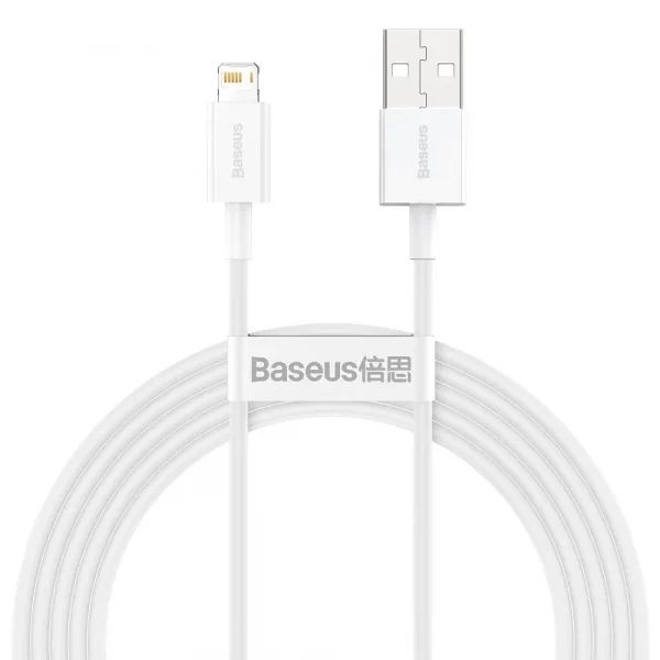 Baseus Superior Series Cable 2.4A 2m White CALYS-C02 (USB-A to Lightning)