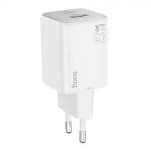 Hoco N41 Charger USB-A+Type-C PD20W+QC3.0 White