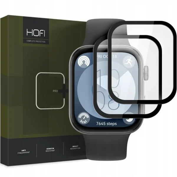 Hofi Hybrid Pro+ Black-Huawei Watch Fit 3 (2-Pack)