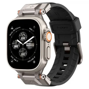 Spigen Wristband DuraPro Armor PU Black-Apple Watch Series 42/44/45/49mm (AMP07591)