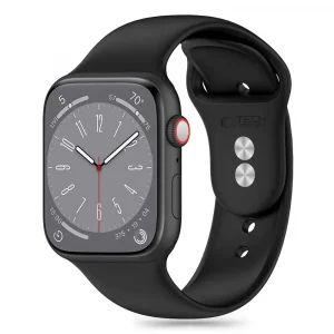 Tech-Protect Silicone Band Black-Apple Watch Series 42/44/45/49mm