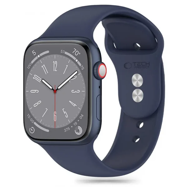 Tech-Protect Silicone Band Blue-Apple Watch Series 42/44/45/49mm