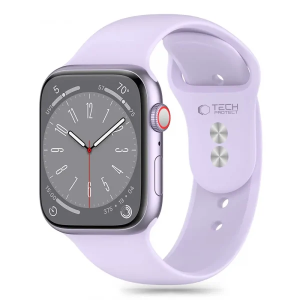 Tech-Protect Silicone Band Elegant Purple-Apple Watch Series 42/44/45/49mm