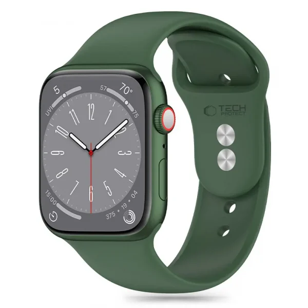 Tech-Protect Silicone Band Olive Green-Apple Watch Series 42/44/45/49mm