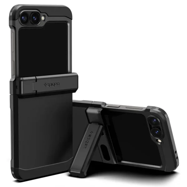 Θήκη Spigen Tough Armor Pro Black-Samsung Galaxy Z Flip 6 (ACS07849)