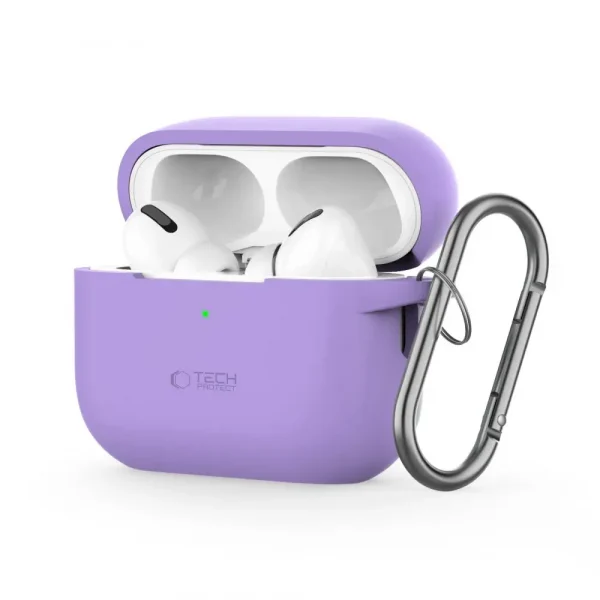 Tech-Protect Silicone Hook Lavender-Apple AirPods Pro (1 Gen & 2 Gen)