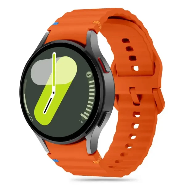 Tech-Protect Silicone Sport Band Orange-Samsung Galaxy Watch 4/5/5 Pro/6/7/FE