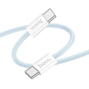 Hoco X104 Cable 60W 2m Blue (Type-C to Type-C)