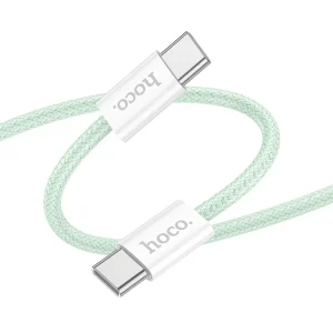 Hoco X104 Cable 60W 1m Green (Type-C to Type-C)