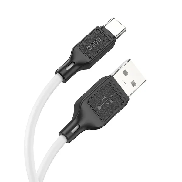 Hoco X90 Cable 3A 1m White (USB-A to Type-C)