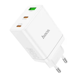 Hoco N33 Charger PD35W/QC3.0 White (2xType-C+USB A)