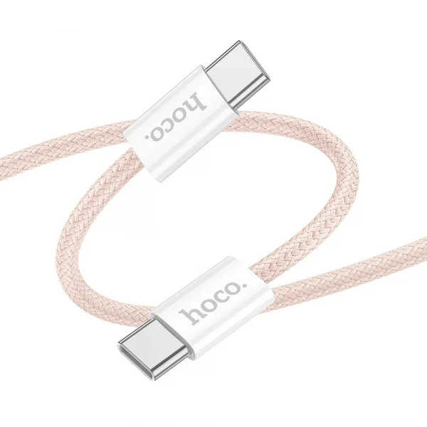 Hoco X104 Cable 60W 2m Pink (Type-C to Type-C)