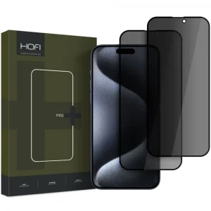 Hofi Privacy Glass Pro+ 2-Pack-Apple iPhone 16 Pro