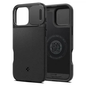 Θήκη Spigen Optik Armor (MagFit) Black-Apple iPhone 16 Pro (ACS08149)