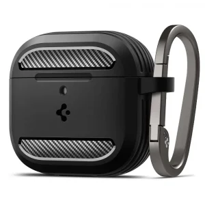 Θήκη Spigen Rugged Armor Matte Black-Apple AirPods 4 (ACS08642)