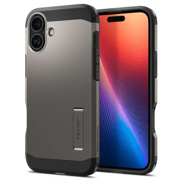 Θήκη Spigen Tough Armor AI (MagFit) Gunmetal-Apple iPhone 16 (ACS08215)