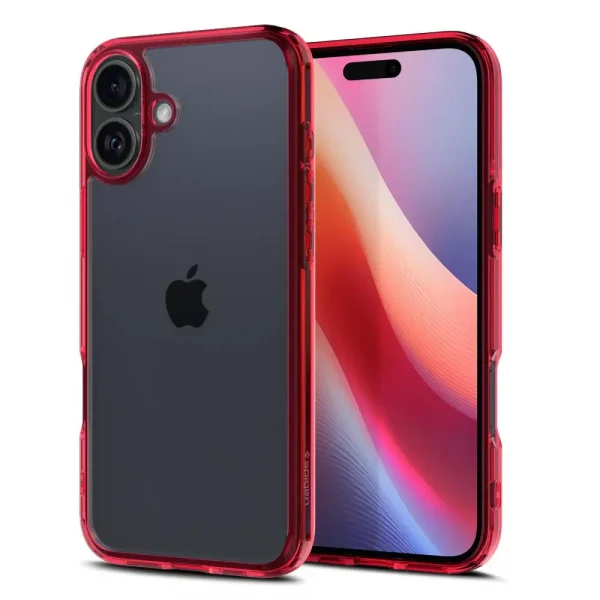 Θήκη Spigen Ultra Hybrid Red Crystal-Apple iPhone 16 (ACS08203)