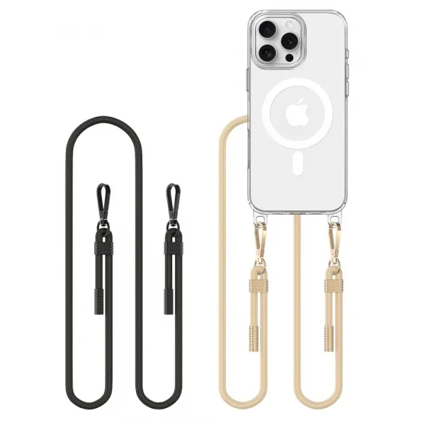 Θήκη Tech-Protect Flexair Chain MagSafe Black & Taupe-Apple iPhone 16 Pro Max