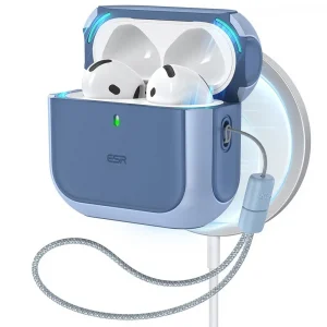 ESR Orbit Hybrid Case (HaloLock) Blue-Apple AirPods 4