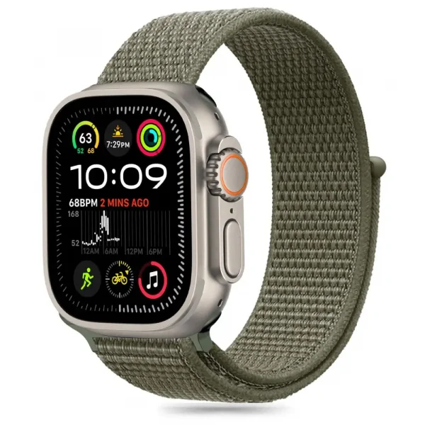 Tech-Protect Nylon Band Cargo Khaki-Apple Watch Series 44/45/46/49mm