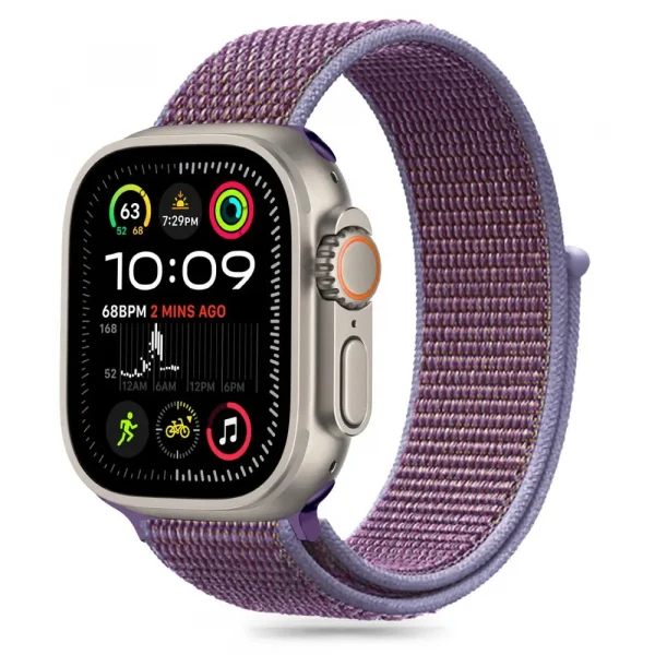 Tech-Protect Nylon Band Lilac-Apple Watch Series 44/45/46/49mm