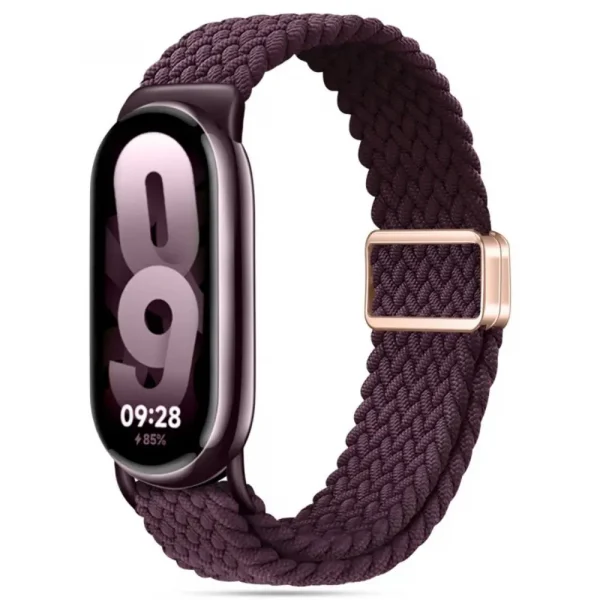 Tech-Protect NylonMag Dark Cherry-Xiaomi Smart Band 8/9/NFC