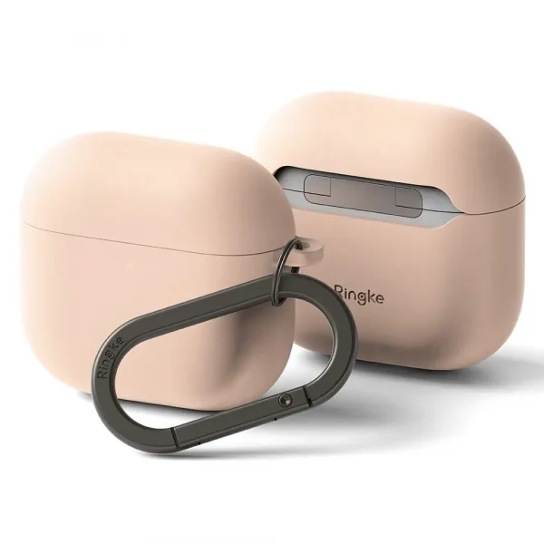 Θήκη Ringke Silicone Pink Sand-Apple AirPods 4