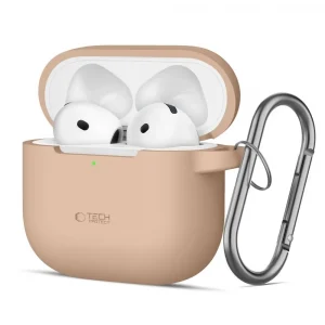 Θήκη Tech-Protect Silicone Hook Caffe Latte-Apple AirPods 4