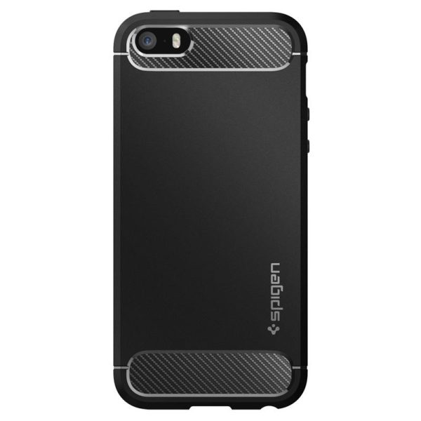 Spigen Rugged Armor Black-Apple iPhone SE 2016/5s/5 (041CS20167) - Image 7